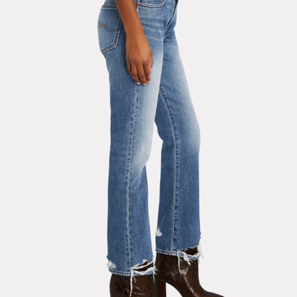 Denimist pierce distressed High-Rise crop Jean size 29 - Picture 6 of 15